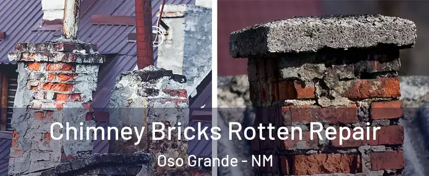 Chimney Bricks Rotten Repair Oso Grande - NM