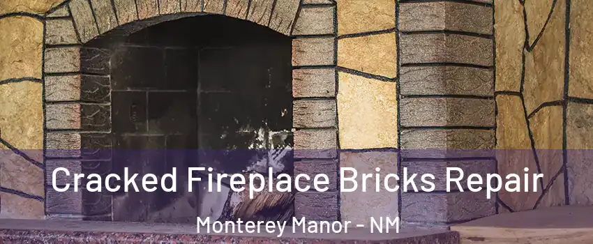 Cracked Fireplace Bricks Repair Monterey Manor - NM