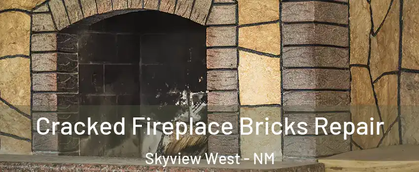 Cracked Fireplace Bricks Repair Skyview West - NM