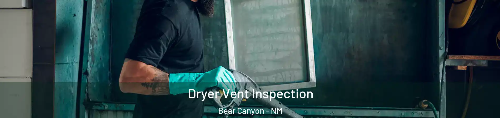 Dryer Vent Inspection Bear Canyon - NM