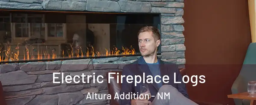 Electric Fireplace Logs Altura Addition - NM