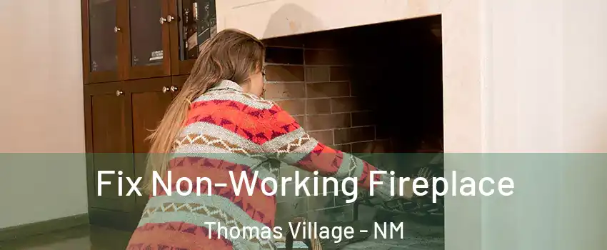 Fix Non-Working Fireplace Thomas Village - NM