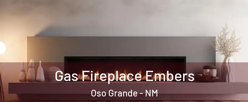 Gas Fireplace Embers Oso Grande - NM