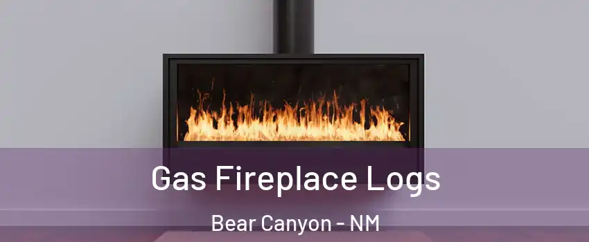 Gas Fireplace Logs Bear Canyon - NM