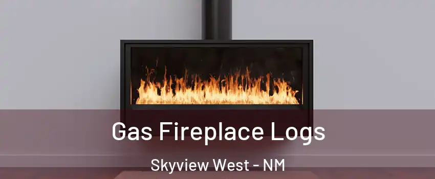 Gas Fireplace Logs Skyview West - NM