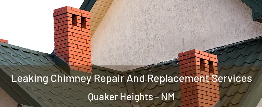 Leaking Chimney Repair And Replacement Services Quaker Heights - NM