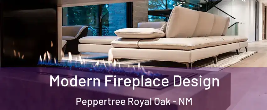 Modern Fireplace Design Peppertree Royal Oak - NM