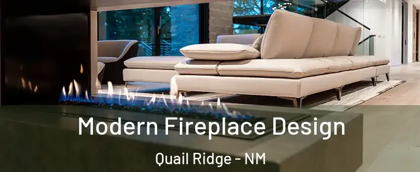 Modern Fireplace Design Quail Ridge - NM