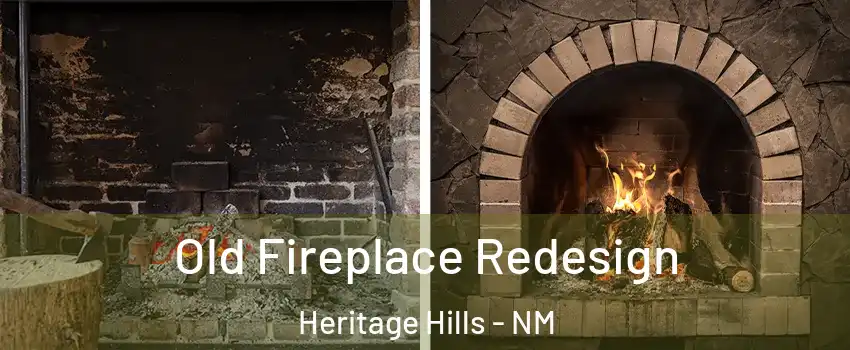 Old Fireplace Redesign Heritage Hills - NM