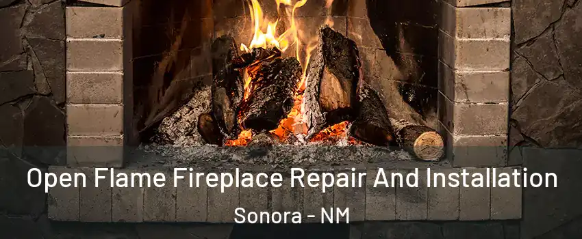 Open Flame Fireplace Repair And Installation Sonora - NM