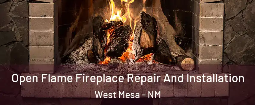 Open Flame Fireplace Repair And Installation West Mesa - NM