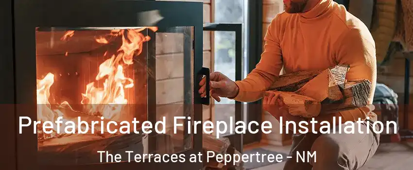 Prefabricated Fireplace Installation The Terraces at Peppertree - NM